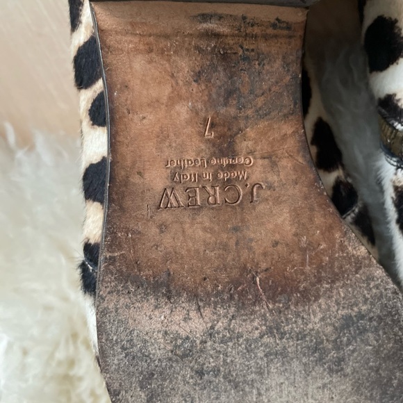 Rare Double Zip Pointed Loafer Leather Shoe sz 7 - Picture 9 of 9